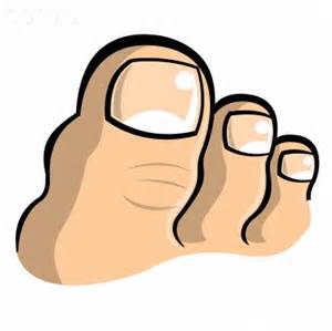 Toe cartoon