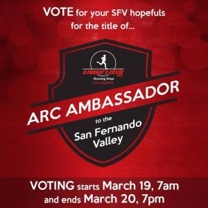 Vote "Scott" for ARC Ambassador March 19th and 20th.