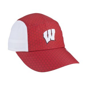 Running with Bucky emblazoned on my noggin.