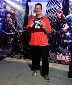 Got my bib... barely.