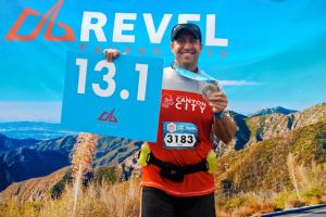 "Half" crazy and happy about it.