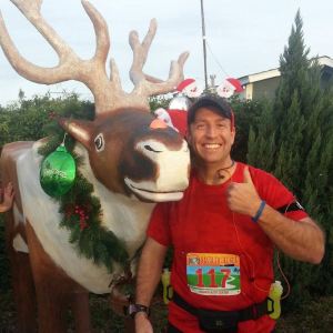 Thumbing it up with Rudolph.