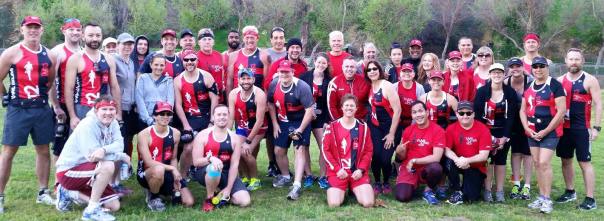 The 2015 T2 LA Marathon Team.